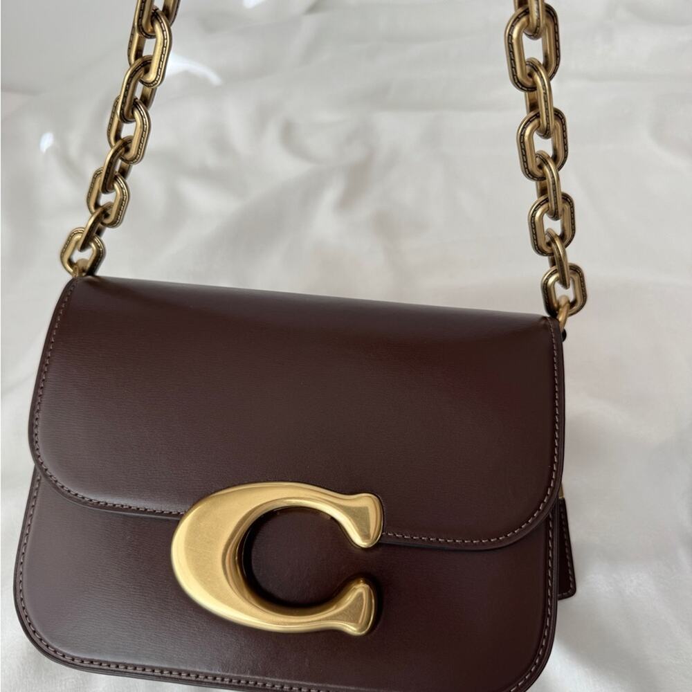 Coach Idol Shoulder Bag In Maple Oversea Exclusive CM157 - Picture 14 of 15
